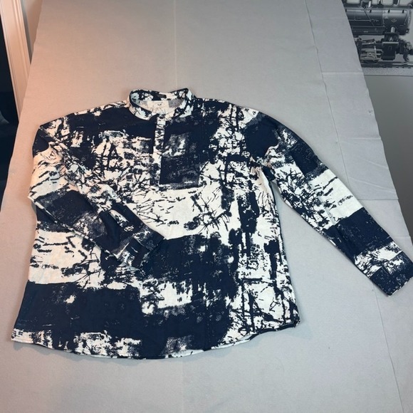 Other - Coofandy Men's Long Sleeve Henley Pullover Grand-dad Collar Cotton/Hemp XL